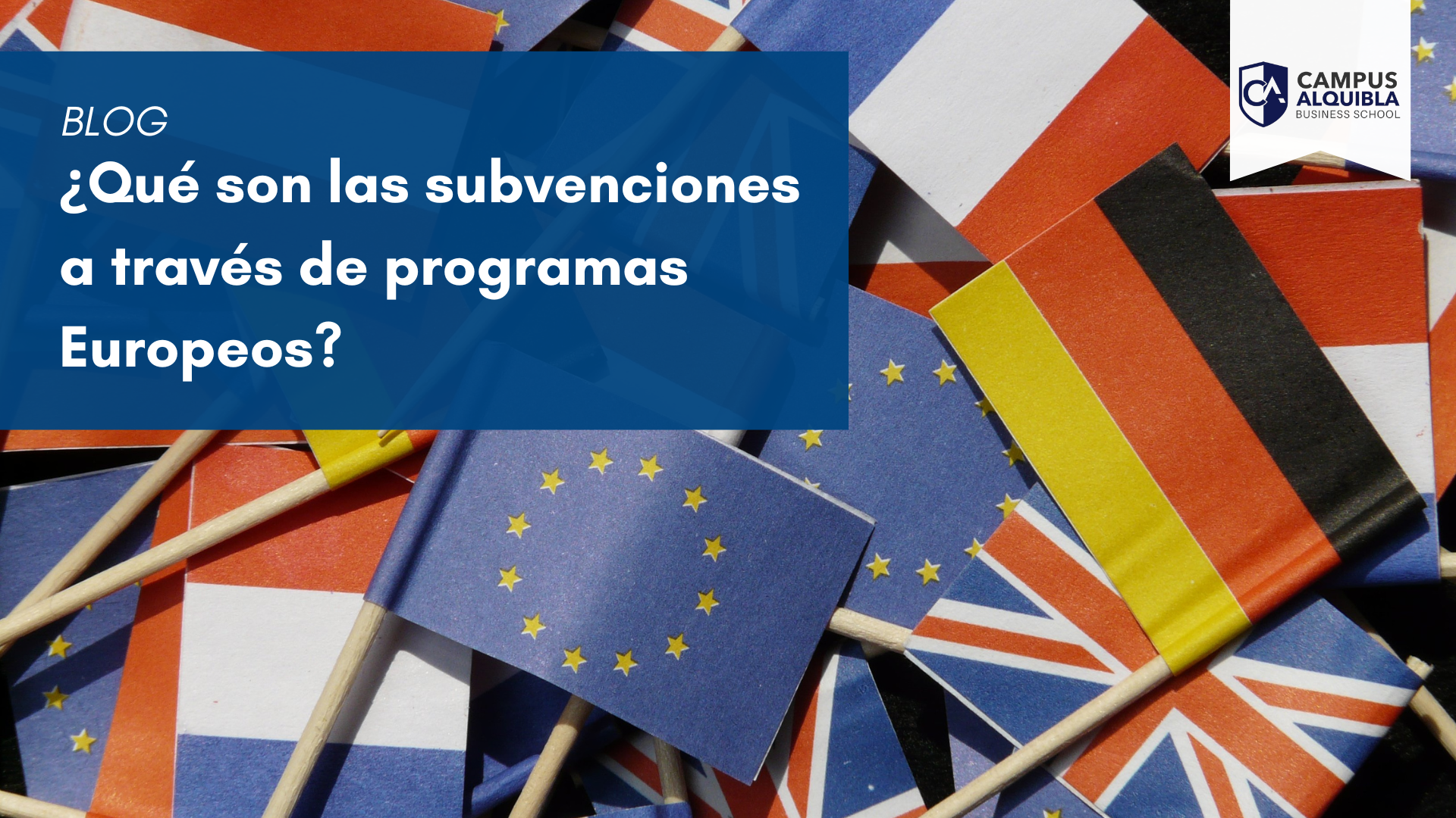 ¿Qué son las subvenciones a través de programas Europeos?
